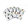 Polycotton(Polyester Cotton) Packing Pouches Drawstring Bags ABAG-T007-02L-1
