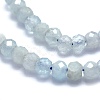 Natural Aquamarine Beads Strands G-O172-08-3