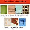CREATCABIN Acrylic Mirror Wall Stickers Decal DIY-CN0001-13B-L-6
