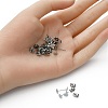 100Pcs 304 Stainless Steel Stud Earring Findings STAS-YW0001-43E-4