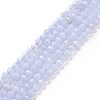 Natural Blue Lace Agate Beads Strands G-D463-04-1