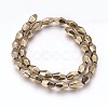 Electroplated Non-magnetic Synthetic Hematite Beads Strands G-P392-R08-1