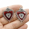 Gothic Style Alloy Resin Pendants PW-WGE8991-01-3