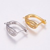 Long-Lasting Plated Brass Earring Hooks X-KK-P117-20-1