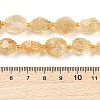 Natural Citrine Beads Strands G-P541-A01-14-4