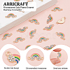 ARRICRAFT Alloy Colorful Enamel Connector Charms ENAM-AR0001-29-4