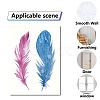 8 Sheets 8 Styles PVC Waterproof Wall Stickers DIY-WH0345-074-4