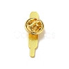 Medical Treatment Theme Baking Paint Black Golden Zinc Alloy Brooches JEWB-M037-03D-G-2