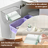 Transparent Plastic Wall Mounted Garbage Bag Storage Box CON-WH0085-84-7