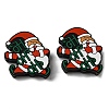 Santa Claus Christmas Food Grade Eco-Friendly Silicone Beads SIL-D001-02-1