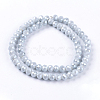 Electroplate Glass Beads Strands EGLA-D020-10x8mm-47-2