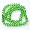 Handmade Imitate Austrian Crystal Faceted Rondelle Glass Beads X-G02YI0I2-2