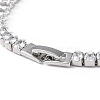 Cubic Zirconia Tennis Bracelet BJEW-L652-24P-02-4