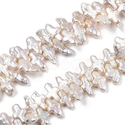 Natural Keshi Pearl Beads Strands PEAR-S020-N02-1