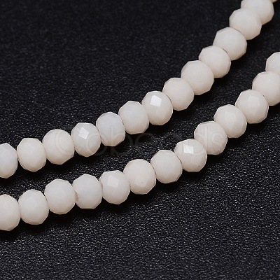 Faceted Rondelle Glass Beads Strands GLAA-M028-2mm-B02-1