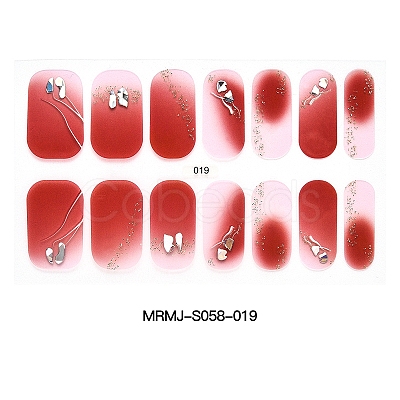 Nail Art Full Cover Nail Stickers MRMJ-S058-019-1