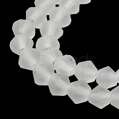 Imitate Austrian Crystal Frosted Glass Beads Strands EGLA-A039-T4mm-MD13-1