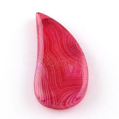 Natural Agate Pendants G-S206-M1-1