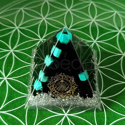 Orgonite Pyramid Resin Energy Generators PW-WG64390-01-1