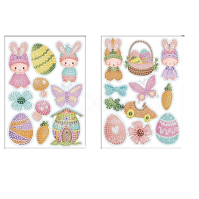 Rabbit DIY Diamond Sticker Kits PW-WGB03A7-02-1