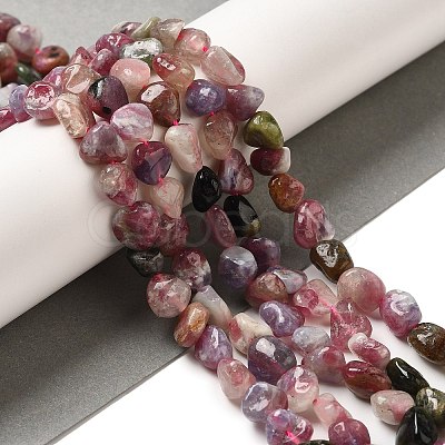 Natural Tourmaline Beads Strands X-G-L608-A08-02-1