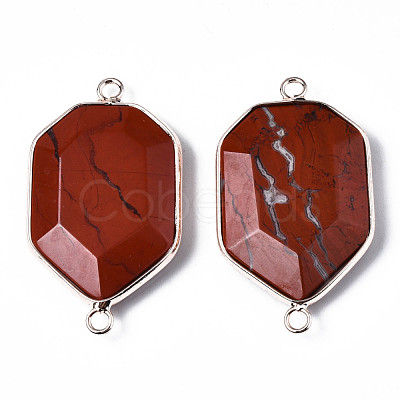 Natural Red Jasper Links Connectors G-S359-280G-1