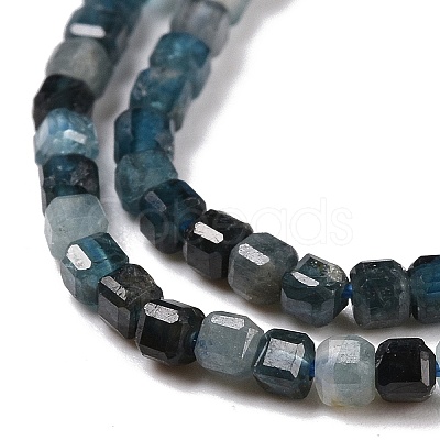 Natural Blue Tourmaline Beads Strands G-C009-B10-1