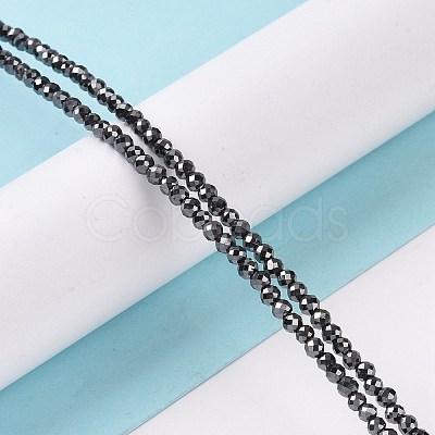 Electroplate Non-magnetic Synthetic Hematite Beads Strands G-L487-B-15-1