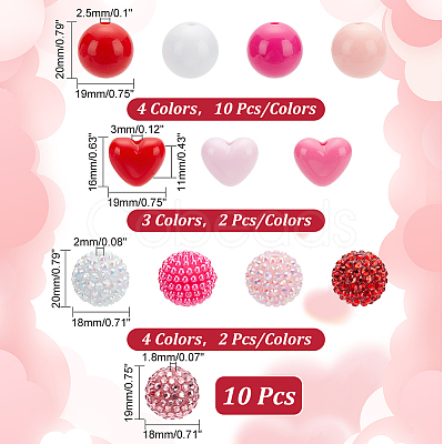 PandaHall Elite Beads Sets MACR-PH0001-68-1