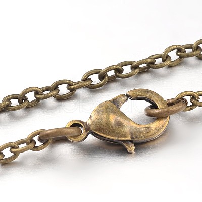 Iron Cable Chain Necklace Making NJEW-JN01385-02-1