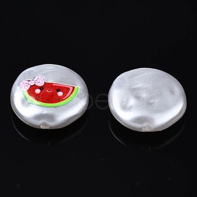 3D Printed ABS Plastic Imitation Pearl Beads KY-S163-427-1