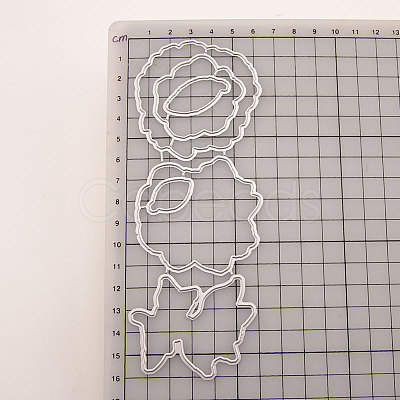 Clear Silicone Stamps and Carbon Steel Cutting Dies Set DIY-F105-06-1