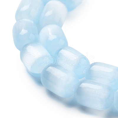 Natural Selenite Beads Strands G-F750-B-04-1