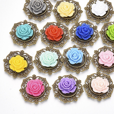 Resin Cabochons RB-S066-06AB-1