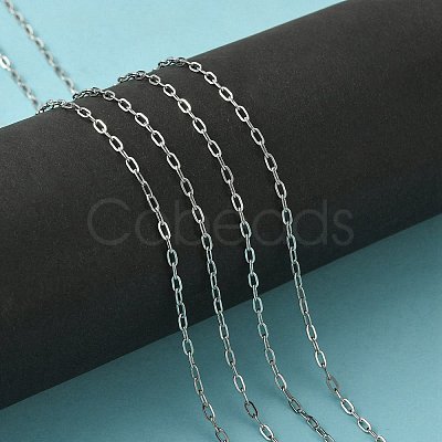 Tarnish Resistant 304 Stainless Steel Cable Chains CHS-K001-30-2mm-1