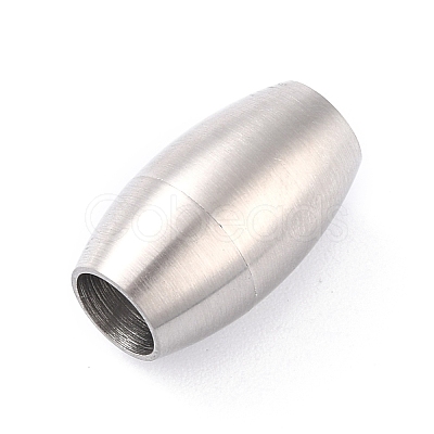 Tarnish Resistant Ion Plating(IP) 304 Stainless Steel Magnetic Clasps with Glue-in Ends STAS-F276-01P-1