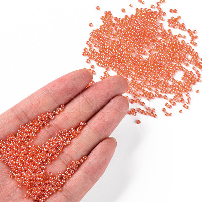 12/0 Grade A Round Glass Seed Beads X-SEED-Q011-F506-1