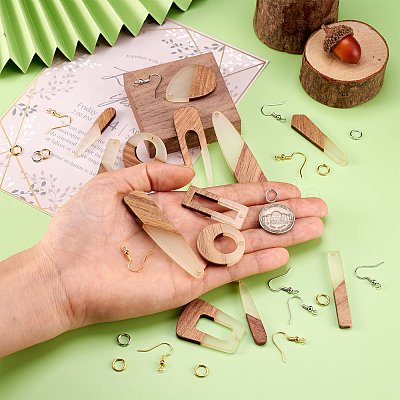 DIY Geometry Earring Making Kit DIY-TA0005-64-1