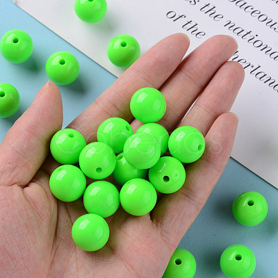 Opaque Acrylic Beads MACR-S370-C16mm-23-1