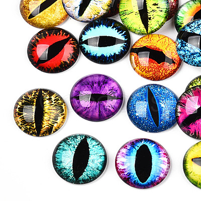 Glass Cabochons GGLA-T004-02-1