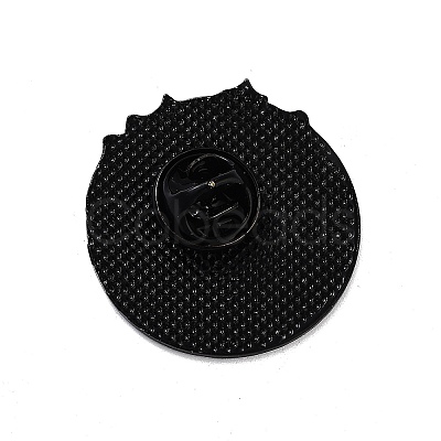 Black Alloy Brooches JEWB-K021-05E-EB-1