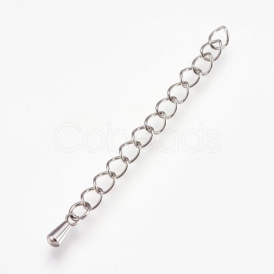 Tarnish Resistant 304 Stainless Steel Chain Extender X-STAS-P204-03P-1