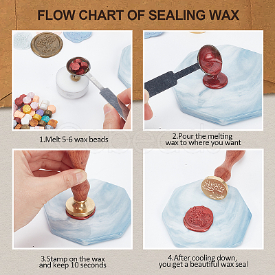 Wax Seal Stamp Set AJEW-WH0208-993-1