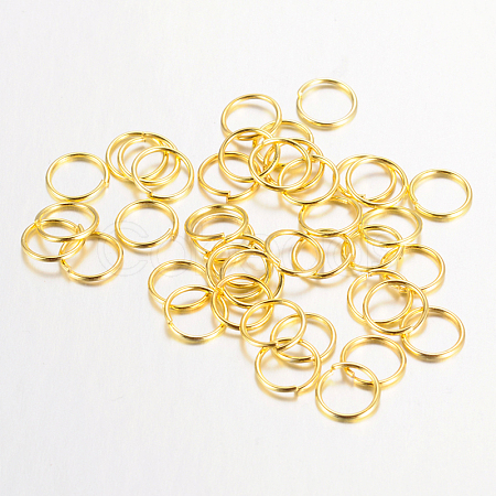 Iron Open Jump Rings X-IFIN-A018-10mm-G-NF-1