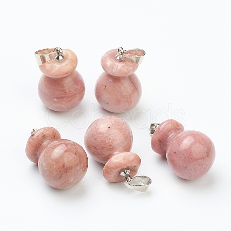 Natural Rhodonite Pendants G-F705-02F-P-1