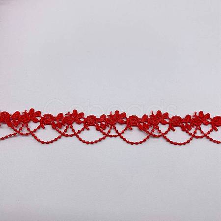 Polyester Lace Trims SENE-PW0017-04B-1