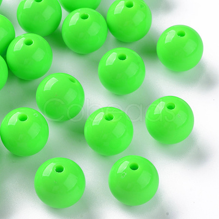 Opaque Acrylic Beads MACR-S370-C16mm-23-1