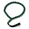 Natural Malachite Beads Stretch Bracelets, Inner Diameter: 4-1/2 inch(11.3cm)