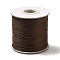 Waxed Polyester Cord, Bead Cord, Saddle Brown, 0.5mm, about 169.51~174.98 Yards(155~160m)/Roll