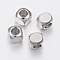 Tarnish Resistant 304 Stainless Steel Beads, Cube, Stainless Steel Color, 5x5x5mm, Hole: 3mm